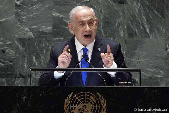 Israel’s Netanyahu, at UN, says Israel will keep “degrading Hezbollah’ until its objectives are met