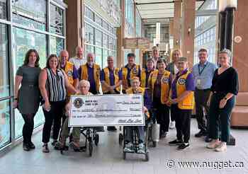 North Bay Lions make major donation to NBRHC