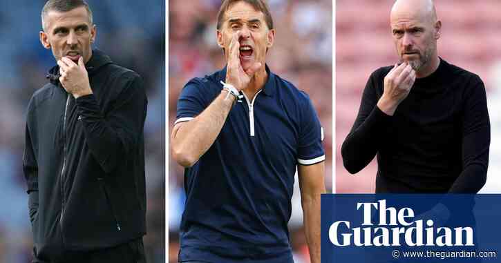 The Premier League managers who may be a tad nervous this weekend