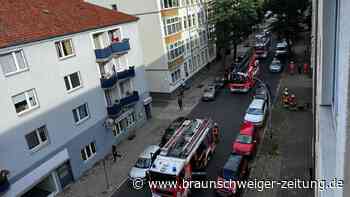 Rauchschwaden im Westlichen Ringgebiet: Balkon fängt Feuer