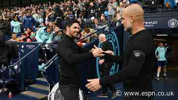 Arteta: Title fight won't affect Pep friendship