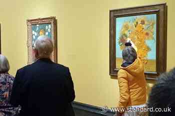 Eco-activists pour soup over Van Gogh paintings again hours after others jailed