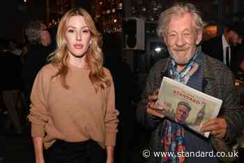 Sir Ian Mckellen and Ellie Goulding among guests at The London Standard's star-studded launch party