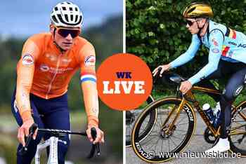 LIVE WK WIELRENNEN. Uittredend wereldkampioen Mathieu van der Poel blikt vooruit op zondag: “Evenepoel en Pogacar zullen wel met elkaar doorrijden”