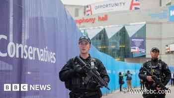 Security ramped up and diversions for Tory conference