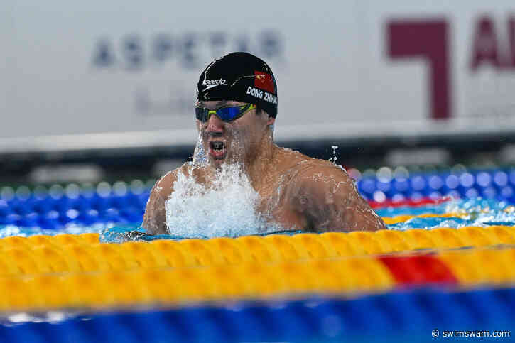 World Champion Dong Zhihao Earns 200 Breast Gold At Chinese SC Nationals