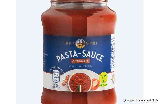 Produktrückruf "NUDELSAUCE, 400-ML." Cucina Nobile der Sorte " Arrabbiata" der Charge 11.08.2025 3.