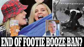 SNP ministers looking at lifting booze ban at football grounds 45 years after it was imposed following cup final riot