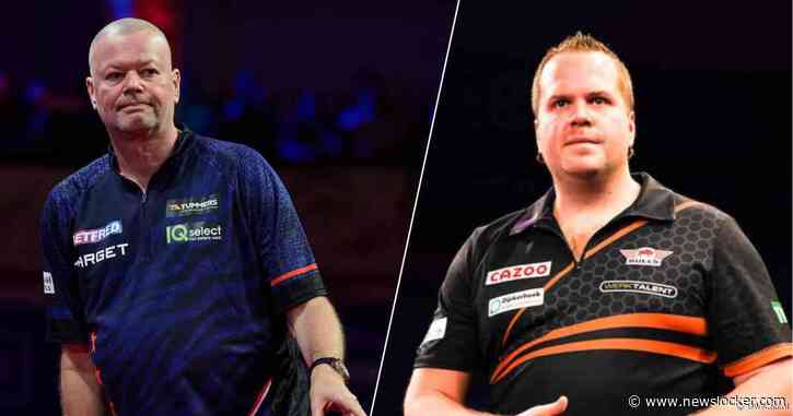 IJzersterke Raymond van Barneveld maakt indruk, zeperd voor Dirk van Duijvenbode tegen onbekende Zweed