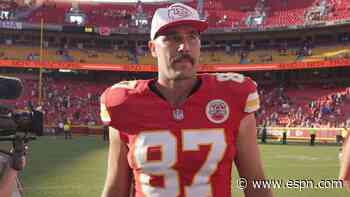 Despite down stats, Kelce says he's same player