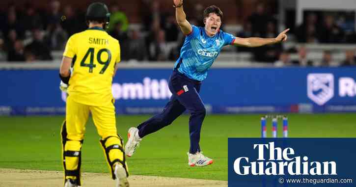 Potts bowls England to big win over Australia after Livingstone onslaught