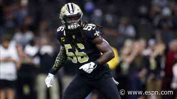 Saints to be without linebacker Davis vs. Falcons