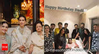 Kapoor family celebrates Nirmal Kapoor’s 90th birthday