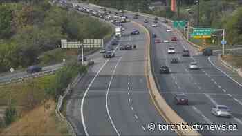 Southbound lanes of DVP closed beyond Bayview/Bloor due to police investigation