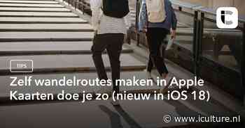 Zelf wandelroutes maken in Apple Kaarten doe je zo (nieuw in iOS 18)