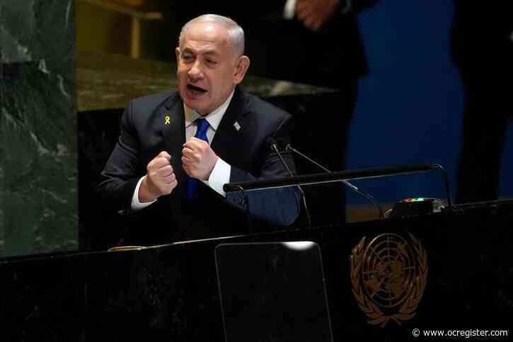 At UN, Netanyahu vows that Israel will keep ‘degrading Hezbollah’ until objectives are met