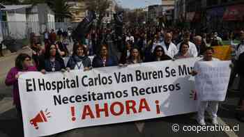 Funcionarios del Hospital Van Buren protestaron por falta de recursos