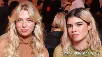 Gallagher girls Anais and Molly don't look back in anger (like their dads) as they reunite during Paris ­Fashion Week