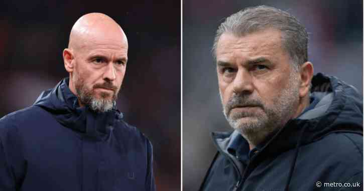 Ange Postecoglou sends message to Man Utd boss Erik ten Hag ahead of Spurs clash