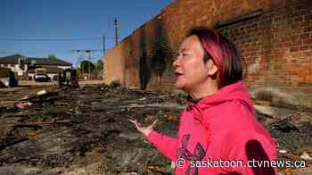 'This was her life': Owner of Sask. restaurant destroyed in fire plans to restart