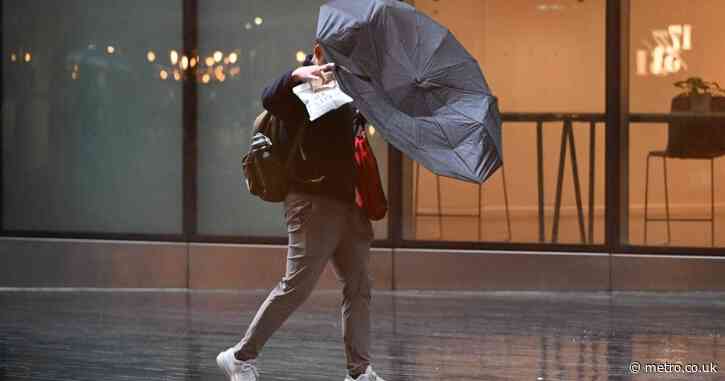 UK faces a battering of 60mph winds after washout week