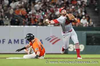 Nootbaar drives in 3, Helsley records franchise record 49th save as Cardinals beat Giants 6-3