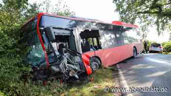 Nach Zusammenstoß mit Linienbus: Opelfahrerin stirbt am Unfallort