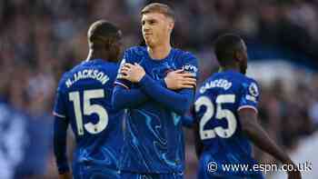 Chelsea's Palmer scores record 4 first-half goals