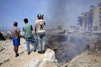 Hundreds of fleeing families sleep on beaches and streets after Israel’s strikes shake Beirut