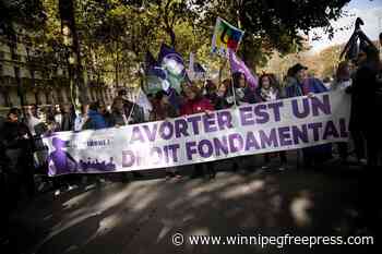 Hundreds rally in the streets of Paris to support world abortion rights