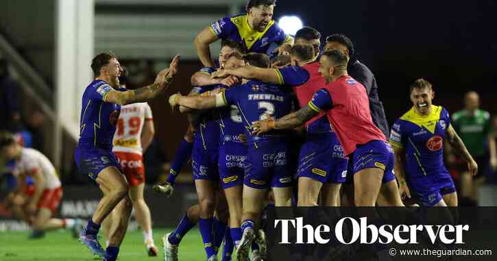 George Williams’ golden drop goal takes Warrington past St Helens