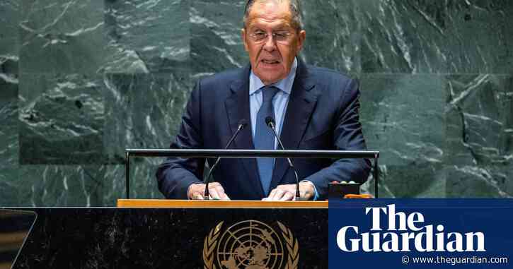 Top Russia diplomat warns west not to fight ‘nuclear power’ in UN speech