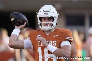 Arch Manning gets second career start for No. 1 Texas as Ewers continues to recover from injury