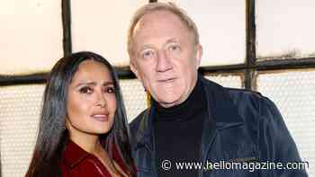 Salma Hayek looks so love with husband, 62, in rare candid moment