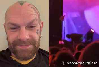 FIVE FINGER DEATH PUNCH Singer IVAN MOODY Fractures Rib In Stage Fall At LOUDER THAN LIFE