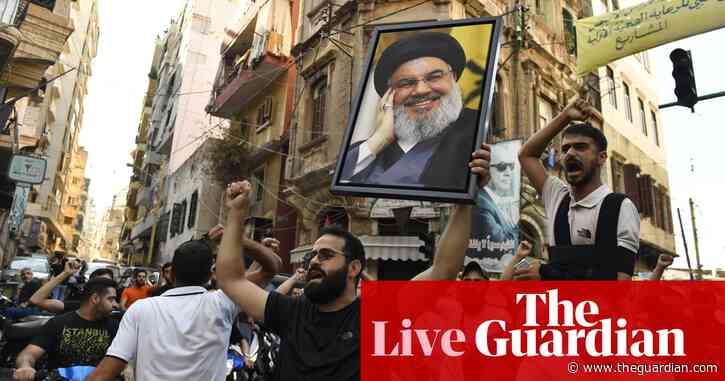 Israeli prime minister Benjamin Netanyahu says killing of Hezbollah leader Nasrallah will change balance of power in the region – Middle East live