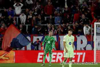 FC Barcelona is maximum kwijt na zware nederlaag op het veld van Osasuna