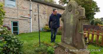 Man has 200 year old grave in back garden but says it's not creepy at all