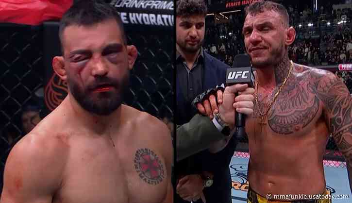 UFC Fight Night 243 social media reactions: Renato Moicano's TKO of  Benoit Saint Denis gets praise from fighters