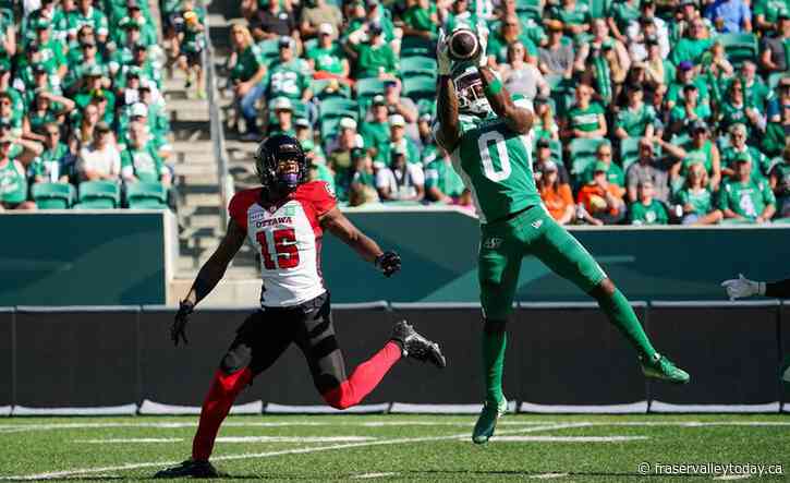 Roughriders down Redblacks 29-16 to vault over Lions in CFL’s West Division