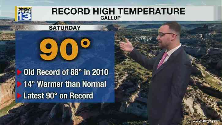 Hot and dry weather continues across New Mexico