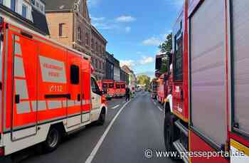 FW-E: Zwei parallele Brandereignisse fordern viele Verletzte - Großeinsatz in Essen