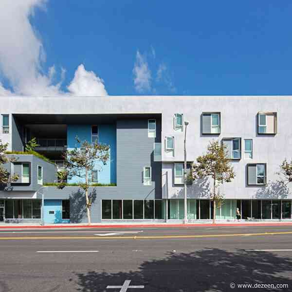 Brooks + Scarpa envisions California housing block as "carved-out cube"