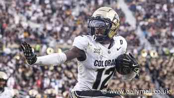 Colorado two-way star Travis Hunter strikes Heisman pose after nine-catch, one-touchdown, one-interception effort in win over UCF