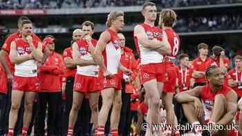 Disgusted Swans all-time great tears his team apart as he hits them with a shocking insult after awful grand final performance