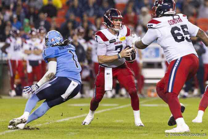 Hajrullahu kicks record-tying eight FGs to lead Argos past Alouettes 37-31