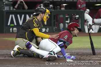 Padres hit 3 HRs in the 9th inning for a 5-0 win over the D-backs, who lose ground in playoff race