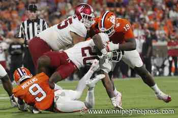 No. 17 Clemson wears down Stanford with Klubnik’s 5 TDs and defense’s 3 takeaways in 40-14 win