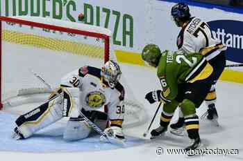 Larocque's 23 saves lead Battalion to 4-1 win over Barrie