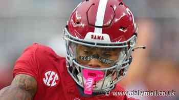 Alabama star Ryan Williams, 17, sports startling message written across his eye black for Georgia game